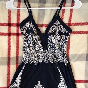 Never Worn Blue and white flow-y sundress